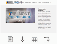 Tablet Screenshot of belmontfoursquare.org